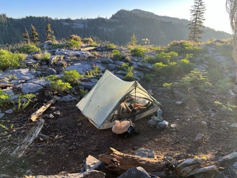 Jeremy and Kristi on the PCT